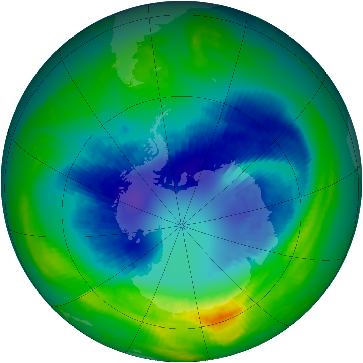 Ozone Map 2002-09-02
